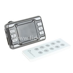 MP3 FM Modulator/АЗУ (Bluetooth/USB/Micro SD/дисплей/пульт) 2.1A (черный) YB-A912ch