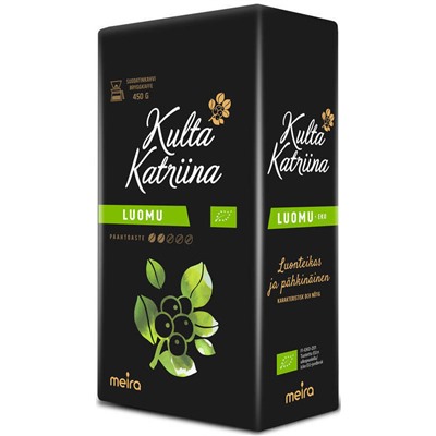 Кофе заварной Kulta Katriina Luomu (кофеварка) 450 гр