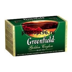 Гринфилд   25 пак(0352) 1*10 черный /Голден цейлон Чай