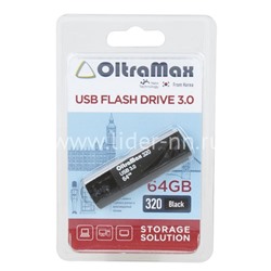 USB Flash 64GB Oltramax (320) черный 3.0