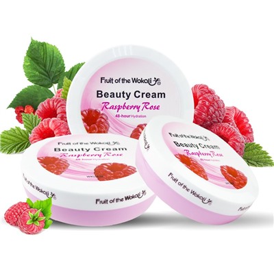 Малиновый крем для лица и тела Raspberry Rose Cream Fruit of the Wokali, 150 ml
