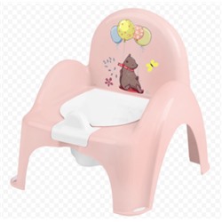 Горшок-стульчик ЛЕСНАЯ СКАЗКА антискольз. (упак.15шт.) (Tega) (розовый)