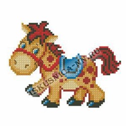 2030 Весёлая лошадка (набор для вышивания крестом)