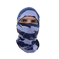 Шапка-маска (Балаклава) кулирка КМФ (синий)