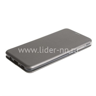 Чехол-книжка для Samsung Galaxy A71 Brauffen (горизонтальный флип) серебро (пакет)