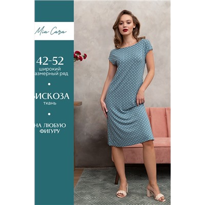 Сорочка ночная жен Mia Cara SS23WJ331 Blueberry Night