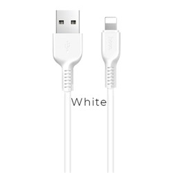 USB кабель Lightning 1.0м HOCO X13 (белый) 2.0A