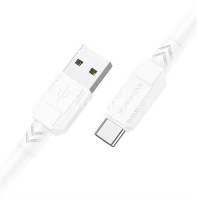 USB кабель для USB Type-C 1.0м BOROFONE BX81 (белый) 3.0A