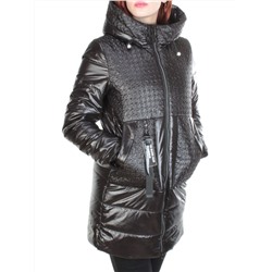 167 BLACK Куртка демисезонная женская ROVITHI (100 гр.синтепона)