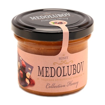 Мёд-суфле Медолюбов фундук с шоколадом 125мл