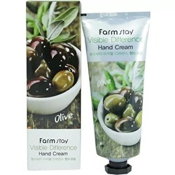Крем для рук с  экстрактом оливы Farm Stay Visible Difference Olive Hand Cream 100г