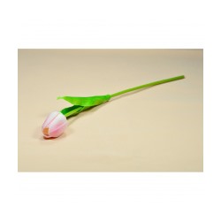 Цветок искусственный «Тюльпан» нежно-розовый 33 см