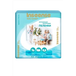 Пеленки одноразовые Inseense детская одноразовая Daily Comfort 60х60см