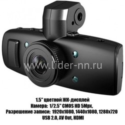 Автомобильный видеорегистратор (DVR-H1000)