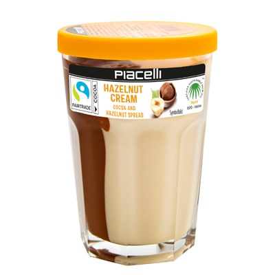 Крем-нуга из лесных орехов с какао (на основе растительных масел), Hazelnut nougat cream DUO 350 гр