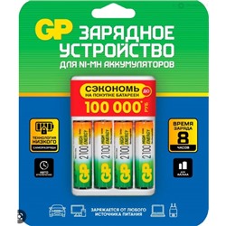 З/у GP CPBR-2CR4 (+4*R6 2100мАч) (12/48)