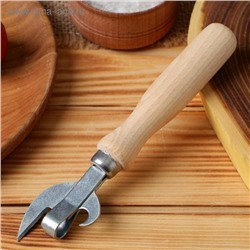 Нож консервный с деревянной ручкой 4937177
