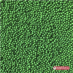 Посыпка шарики матовые зеленые 2 мм