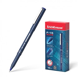 Ручка капиллярная F-15 Stick Classic, синий