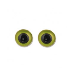 CRP- 10-5 Глаза кристальные пришивные d 10.5 мм 4 шт зеленый