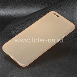 Задняя панель для iPhone6 Пластик (15068ch) желтая