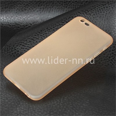 Задняя панель для iPhone6 Plus Пластик (15068ch) желтые