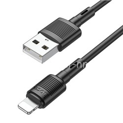 USB кабель Lightning 1.0м HOCO X83 (черный) 2.4A