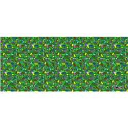 Ткань бязь 150 см плательная ЛЮКС рис. 1583/2 (зеленый)