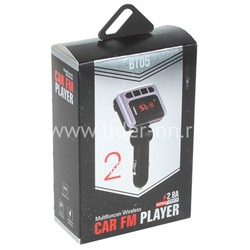 MP3 FM Modulator BT05 (2USB/Micro SD/дисплей) черный