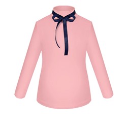 Школьная розовая водолазка (блузка) для девочки 84692-ДШ20