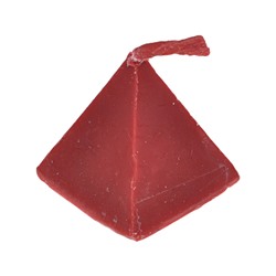 SVH047-01 Чакровая свеча, 4х3,5х3,5см, цвет красный