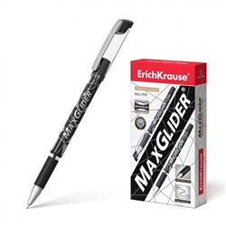 Ручка шарик MaxGlider® Stick&Grip, черный
