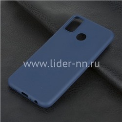 Задняя панель для Huawei Honor 9X Lite Силикон матовый (синяя)