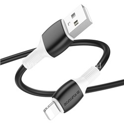 USB кабель Lightning 1.0м BOROFONE BX84 (черный) 2.4A
