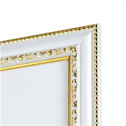 Рамка пластик 40x50 Gallery 644861-16 белый с золот.орнаментом (6)
