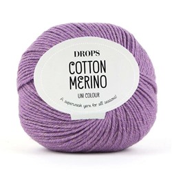 Cotton Merino uni colour Drops