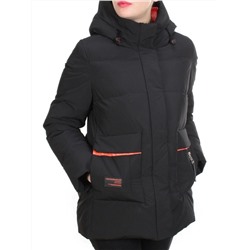 YM 2102 BLACK Куртка зимняя женская MARIA (200 гр. холлофайбера)