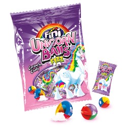 Кислые леденцы Fini Unicorn balls пакет 80г