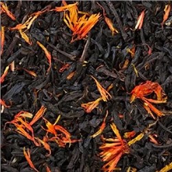 Классический с бергамотом Высококачественный черный индийский чай с ярким и узнаваемым ароматом бергамота и лепестками сафлора.