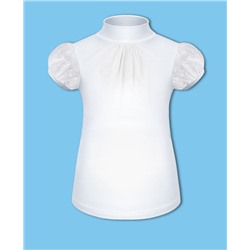 Школьная водолазка (блузка) с коротким рукавом для девочки 78013-ДШ21