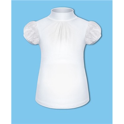 Школьная водолазка (блузка) с коротким рукавом для девочки 78013-ДШ21