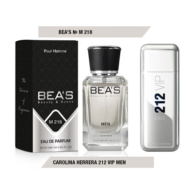 Мужская парфюмерия   Парфюм Beas Carolina Herrera 212 Vip 25 ml  арт. M 218