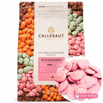 Шоколад Strawberry Barry Callebaut RT-U70, 100 гр