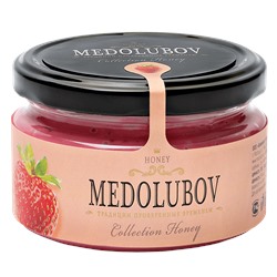 Мёд-суфле Медолюбов с клубникой 250мл