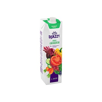 «Djazzy», напиток «Овощной микс», 1л