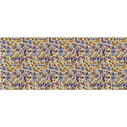 Ткань бязь 150 см плательная ЛЮКС рис. 1604/3 (желтый)