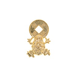 KSK002-04 Кошельковый сувенир Жаба С Монетой, цвет золотой