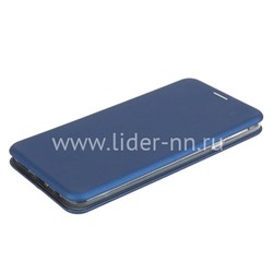 Чехол-книжка для Samsung Galaxy A20S Brauffen (горизонтальный флип) синяя (пакет)