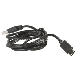 USB кабель для USB Type-C 1.0м (без упаковки) 2.4A (черный)