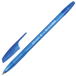 Ручка шариковая BRAUBERG X-333 TONE, СИНЯЯ, корпус тонированный, узел 0,7мм, линия 0,35мм, 142828